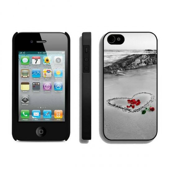 Valentine Sand Love iPhone 4 4S Cases BXE - Click Image to Close